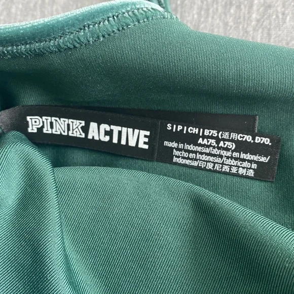 PINK velvet bralette - Picture 2 of 2